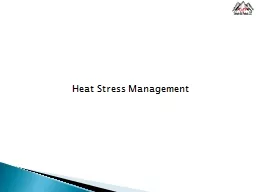 Heat Stress Management