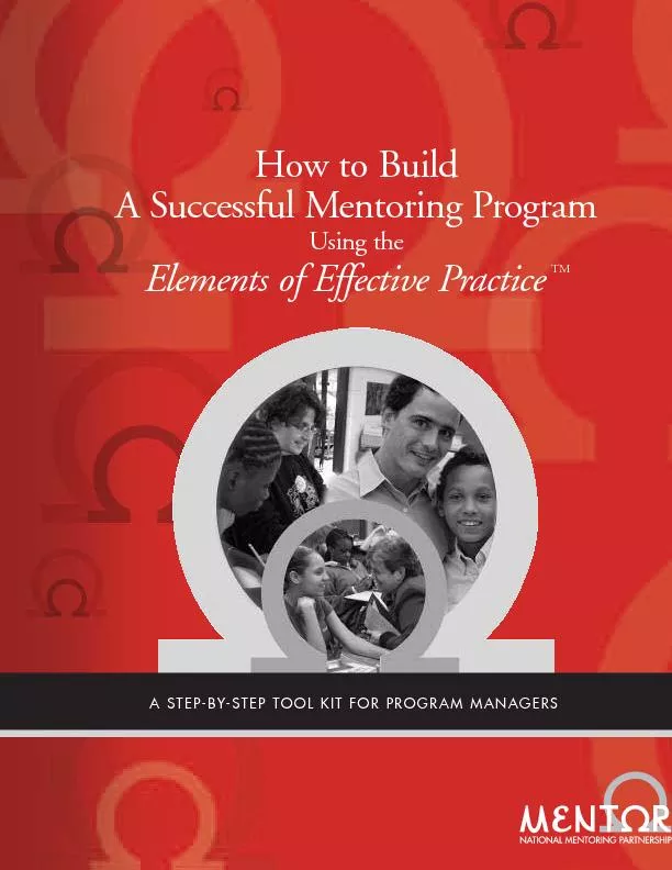 How to Build A Successful Mentoring Program Using theElementsof Effect