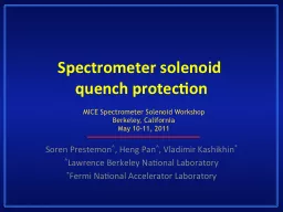 Spectrometer solenoid