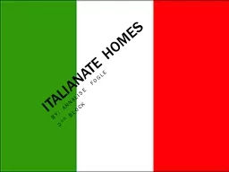 ITALIANATE HOMES