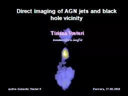 Direct imaging of AGN jets and black hole vicinity