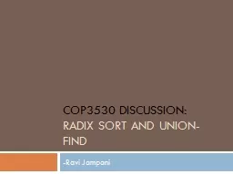 COP3530 Discussion: