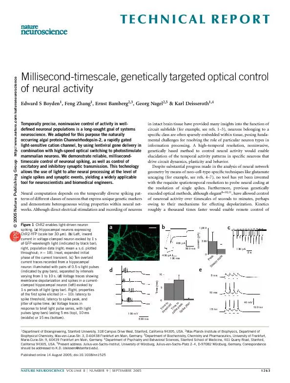Millisecond-timescale,geneticallytargetedopticalcontrolofneuralactivit