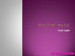 Ragtime music