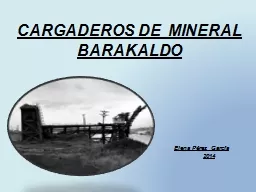 CARGADEROS DE  MINERAL BARAKALDO
