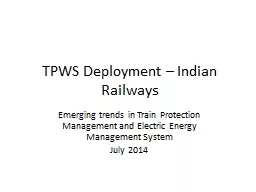 TPWS Deployment – Indian Railways