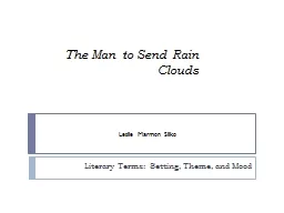 The Man to Send Rain Clouds