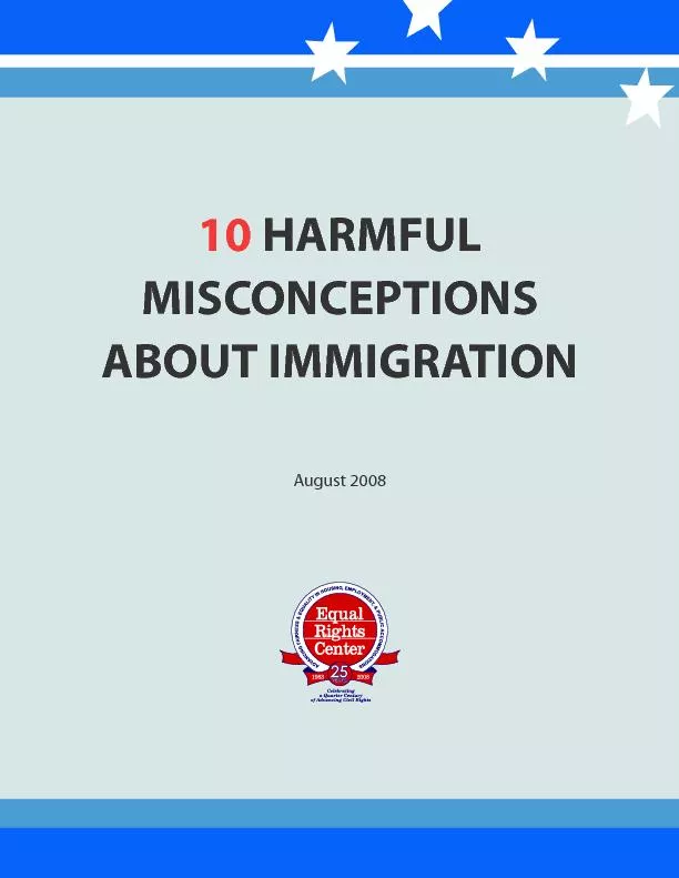MISCONCEPTIONSABOUT IMMIGRATION