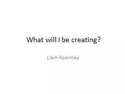 What will I be creating?