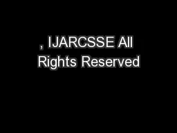 , IJARCSSE All Rights Reserved
