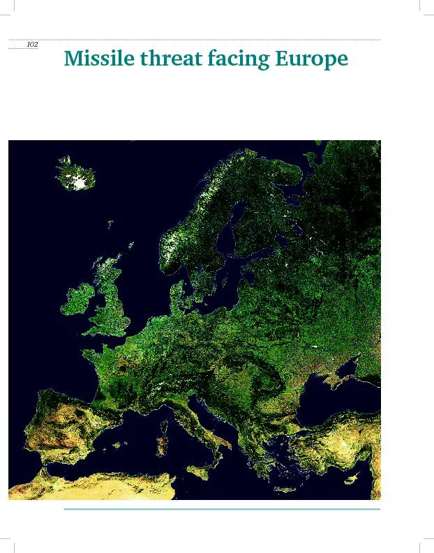 Missile threat facing Europe
