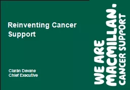 Reinventing Cancer Support