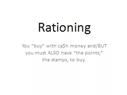 Rationing