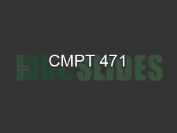CMPT 471