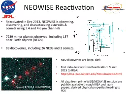 NEOWISE Reactivation