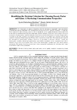 International Journal of Business and Management Invention ISSN Online   ISSN Print  X www
