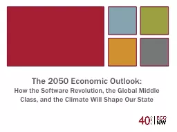 The 2050 Economic Outlook: