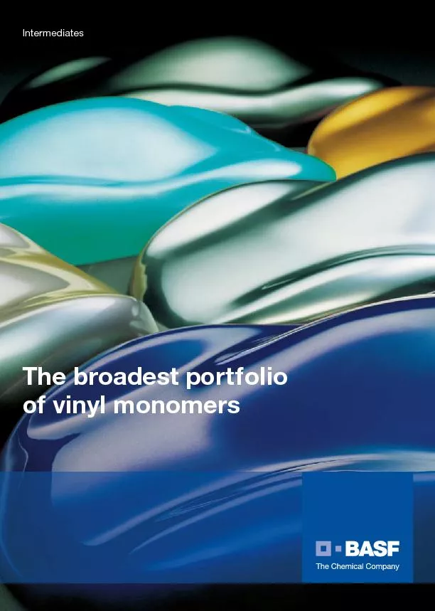 Vinyl ethers are suitable monomers for high performance polymers cross