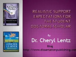 Realistic Support Expectations for the Student Doctoral Sch
