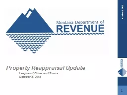 Property Reappraisal Update