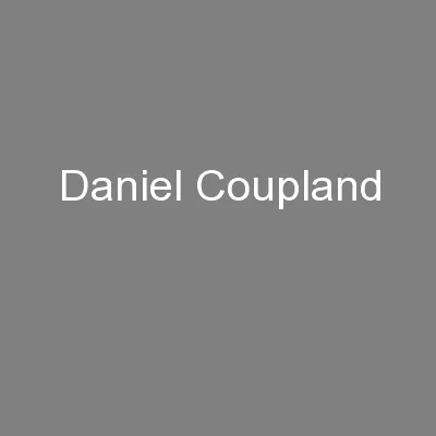Daniel Coupland