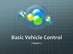 Basic Vehicle Control