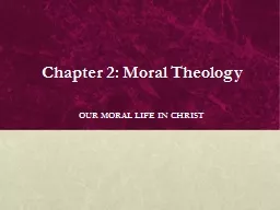 Chapter 2: Moral Theology