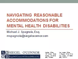 Navigating Reasonable Accommodations for Mental Health Disa