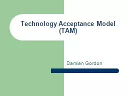 Technology Acceptance Model (TAM)