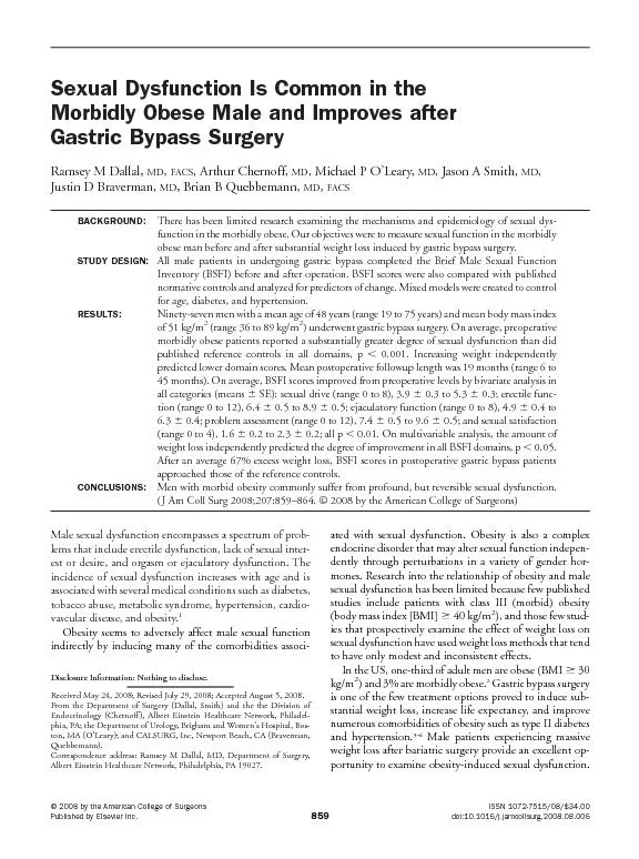 PDF-SexualDysfunctionIsCommonintheMorbidlyObeseMaleandImprovesafterGastric thumbnail