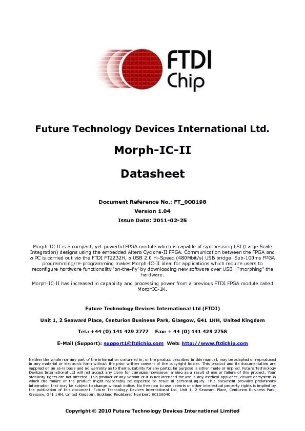 Future Technology Devices International