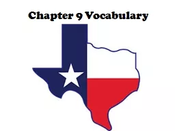 Chapter 9 Vocabulary