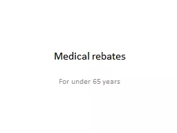 Medical rebates