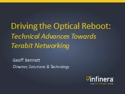 Driving the Optical Reboot: