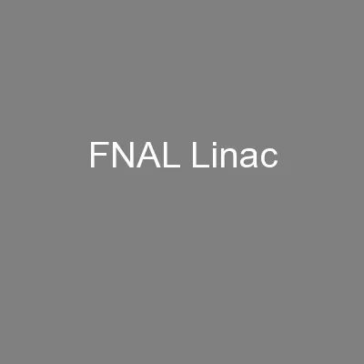 FNAL Linac