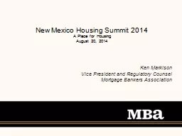 New Mexico Housing Summit 2014