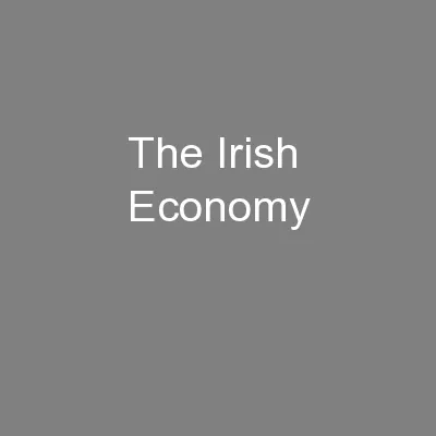 The Irish Economy
