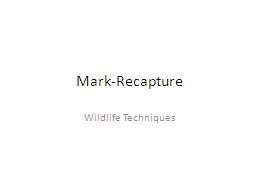 Mark-Recapture