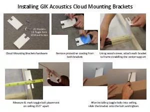 Installing GIK Acoustics Cloud Mounting Brackets