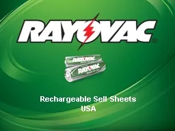 Rechargeable Sell Sheets