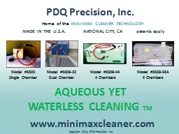 PDQ Precision, Inc.