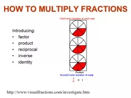 HOW TO MULTIPLY FRACTIONS