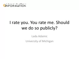 I rate you. You rate me. Should we do so publicly?