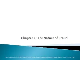 Chapter 1: The Nature of Fraud
