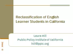 Reclassification of English Learner Students in California