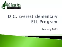 D.C. Everest Elementary ELL Program
