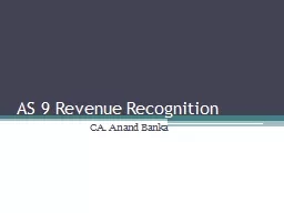 AS 9 Revenue Recognition