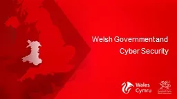 Welsh Government and Cyber Security