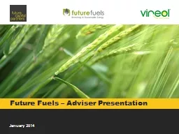 Future Fuels – Adviser Presentation