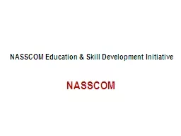 NASSCOM Education & Skill Development Initiative